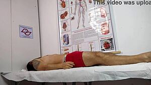 Nurse Handles First Patient's Hard Erection with Raw Skill