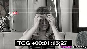 Beautiful shemale gets rough sex and enjoys it while giving a blowjob