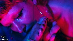 Sexy Latina With Big Tits Gets Soles Licked Tickled Moaning Horny Deepthroat Choking