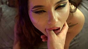 This Bitch Tried the Sex Machine but Ended Up with Cum All Over Her Face