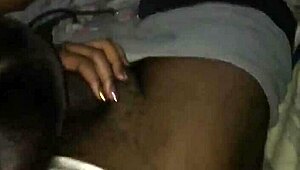 i'm watchin this hood chick suckin a big black cock so good