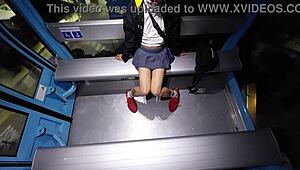 Tranny Flaunts Cock On Cablebus Exhibition!