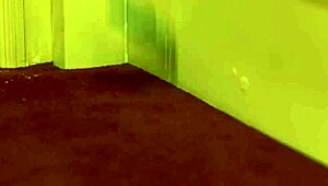 Naughty Mistress Drinks Intruder's Juice!