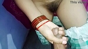 Cute Indian Desi Bhabhi Rides Hardcore Front Of Sister