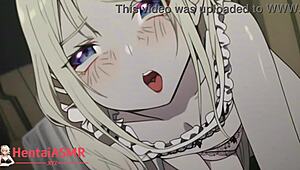 Holy cow, can moaning head tingles in anime hentai get any more extreme?