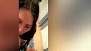 Intense Deepthroat Blowjob With Big Tits