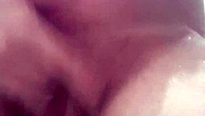 Pregnant Woman Enjoys Shower And Bathing Session