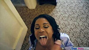 Giant Boobs Fucked By White Shaft!