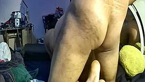 A hot scene of a babe getting fucked in the ass and swallowing cum