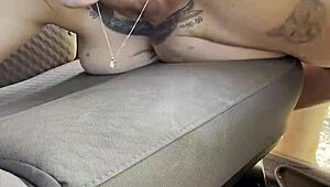 Nevaeh Keyz Sucks and Fucks Huge White Dick at Gloryhole Hard