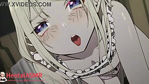 Holy cow, can moaning head tingles in anime hentai get any more extreme?