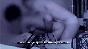 Hidden Camera Captures Russian Girl with Her Secret Lover