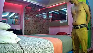 This is a compilation of amateur videos from a barracks and features blowjobs, doggy style sex and creampies
