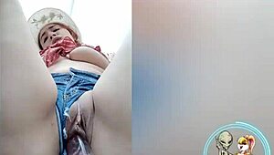 Rica Culona Vaquera Rides Her Huge Toy with Powerful Thrusts