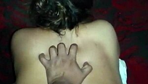 Fat-ass neighbor takes big black cock in tight hole.