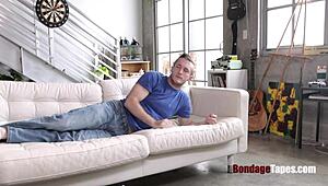 Stealing slut faced harsh punishment with rough bondage and spanking. She learned her lesson tied up tight.