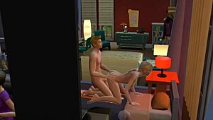Want to see Sims family wild anal sex?