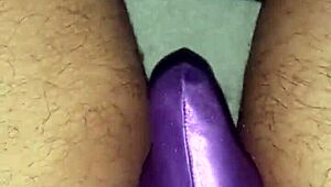 Can a small penis still deliver big thrills with condom on? Explore this skinny couple.