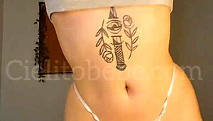 Argentinian Dancer Twirls In White Micro Thong, Showing Open Ass In Trailer