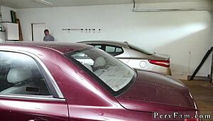 stepdad catches blonde compeer friend's stepdaughter in steamy action