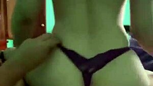 Marital infidelity with a sexy wife who wears G-string thong