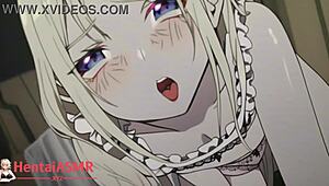 Holy cow, can moaning head tingles in anime hentai get any more extreme?