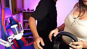 Pareja De Streamers Folla En Directo Con Creampie Colombiano