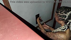 First time exploring a new experience at the glory hole.