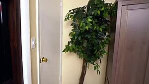 Stepmom Sydney Paige Milks Stepson with Intense Desire