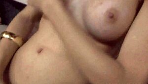 Foxy Blonde Shemale Hottie Strokes Her Hard Schlong Solo