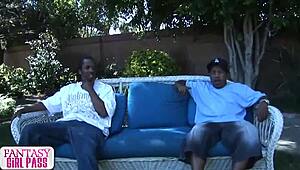 Fantasy girl pass - skyy black 2 big sausages to enjoy