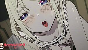 Holy cow, can moaning head tingles in anime hentai get any more extreme?