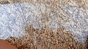 Amateur Flashing Huge Cock for Handjob in Garage