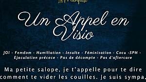 Un Appel en Visio - French Audio FEMDOM JOI Commands You to OBEY