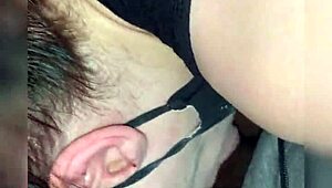 Emo Girl Begs for Black Cock Face Fucking in Car