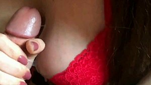 Titjob POV With Teen 18+ Couple In College