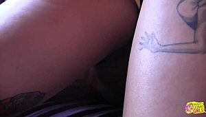 Lesbianfriends explore new pleasures with a vibrator