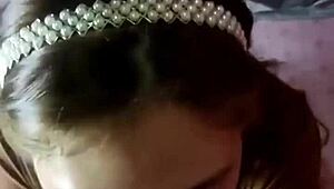 Friend's wife strokes my dick sensually 😍