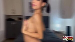 Hey, Curious About This 18-Year-Old Latina's First Porn Casting?