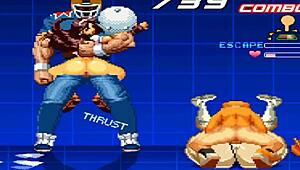 athena and chun li in anime dating game!