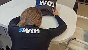 hey man, my friend sucked me off and took cum on her big ass!