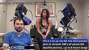 Human guinea pig hitachi orgasms from doctor