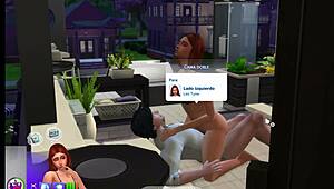 sexy redhead newlywed sims 4