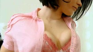 Young babe receives pussy investigation before threesome.