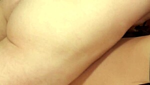 Blonde Mom in Stockings and Heels Gets Wild DoggyStyle on Bed