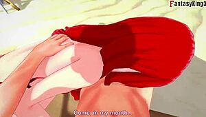 Parasoul fucks on beach.