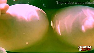 Penny Pax got so horny while making an underwater video that she started masturbating