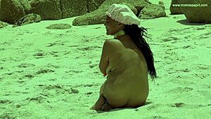 Whoa! Dominatrix Mistress April dominates in wild wrestling game show with punishing toys! It's brutal!