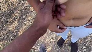 Indian Desi Beauty Drilled Hard in Jungle