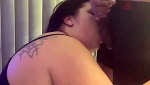 Brunette Milf Sucks Monster Cock For Facial Cumshot